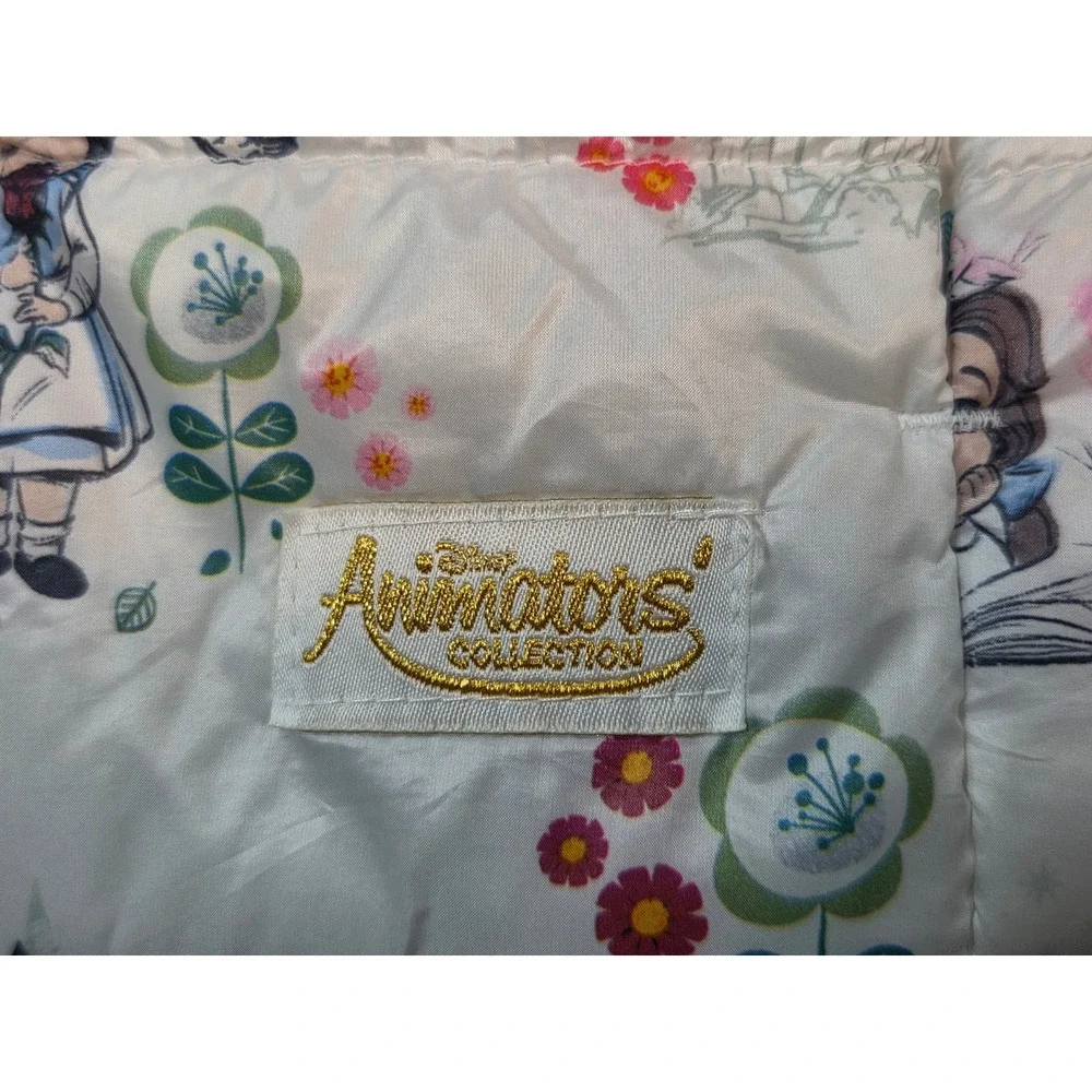 Disney Animators Collection Princess Puffer Jacket White Kids Size 3 Toddler
